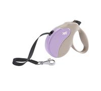 Ferplast Guinzaglio per Cani Guinzaglio Allungabile per cani AMIGO TAPE L, Fettuccia allungabile, 5 m, max 50 kg, Lilla