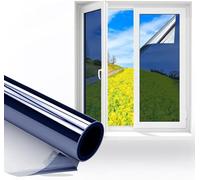 AMIGO Pellicola solare blu per finestre - protezione dal calore e dai raggi UV - pellicola per finestre di casa 44.5x300cm