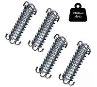 AMIGOGO 4 molle di tensione per tenda da campeggio, tenda da sole, accessori di fissaggio antiruggine, molla di trazione per montaggio sicuro, in acciaio inox, antivento, tenda da campeggio,