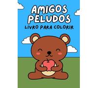Amigos Peludos: Livro para colorir