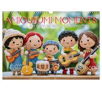 Amigurumi Moments. Ein fantastischer Familienalltag (Wandkalender 2026 DIN A3 quer), CALVENDO Monatskalender: Ein Jahr Familienalltag, wie von ... visualisiert mit KI und Amigurumi-Charme.