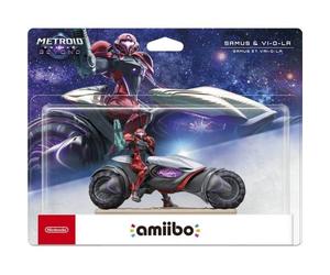 Amiibo Nintendo Metroid Prime 4 Beyond Samus & VI-O-LA Personaggio Interattivo Compatibile Switch e 3DS