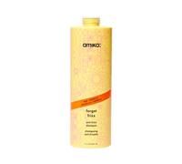 amika Forget Frizz Shampoo anti-crespo, 1 l, per capelli crespi e secchi, vegano, senza parabeni