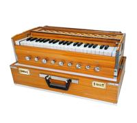 Amilav Collections Armonio pieghevole portatile a 42 tasti, due ance, 3,5 ottave 7 soffietto, accoppiatore, 9 stopper borsa impacchettata