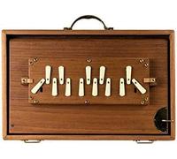 Amilav Collections Shruti Box M2 Low G, strumento musicale indiano Surpeti Shruti Box sintonizzato a 432 Hz, Shruti con borsa per il trasporto