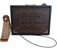 Amilav Collections Special Large 39 Keys Shruti Box, (17" X14" "X3"") Speciale 3 Set Reed, Key-C a C-First-Second-Terza Ottave, Pure Sanmica Tuned e 432Hz