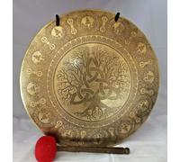 Amilav Collections Tree of Live Wind Gong 18" 3kg Kundalini Yoga Chakra Music Therapy Made Nepal