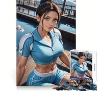 Amina (Final Fantasy) Puzzle da 1000 pezzi per adulti, stimolante per la logica, ideale per distrazioni, con incastro perfetto, regalo festivo (38x26cm)