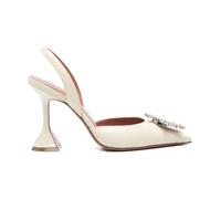 Amina Muaddi - Begum Sling 95 - - Shoes - Donna - Beige - 40 EU