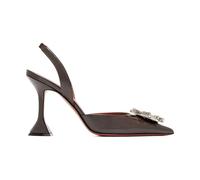 Amina Muaddi - Begum Sling 95 - - Shoes - Donna - Marrone - 37 EU