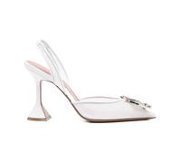 Amina Muaddi - Begum Slingback Pump - - Shoes - Donna - Bianco - 40 1/2 EU