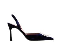 Amina Muaddi - Camelia Sling 90 - - Shoes - Donna - Blu - 37 EU