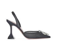 Amina Muaddi - Décolleté Nere con Stelle in Rete - - Shoes - Donna - Nero - 38 EU