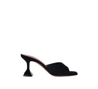 Amina Muaddi - Lupita Mules in pelle 70mm - - Shoes - Donna - Nero - 41 EU