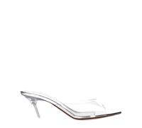 Amina Muaddi Transparent Pvc Stiletto Heel Sandals - EU38.5/US8.5