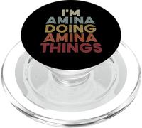 Amina Name Amina Personalized Name First Given PopSockets PopGrip per MagSafe