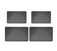 Amindz Tappetino Antiscivolo auto, Tappetino Antiscivolo per Cruscotto Auto, 4pcs Tappetino Auto Cruscotto Tappetino Antiscivolo per Telefoni Cellulari Chiavi