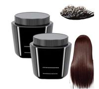Amino Acid Essence Luxury Nourishing Hair Protein Cream, Collagen Essence Hair Mask, Amino Acid Moisturizing Repair Hair Care Conditioner, Deep Conditioner for Damaged Curly Hair (2pcs-b)