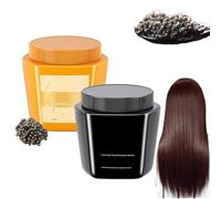 Amino Acid Essence Luxury Nourishing Hair Protein Cream, Collagen Essence Hair Mask, Amino Acid Moisturizing Repair Hair Care Conditioner, Deep Conditioner for Damaged Curly Hair (2pcs-Mix)