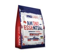 PROLABS - EAA Aminoacidi Essenziali AMINO ESSENTIAL Fermentati Polvere 100% Veg con BCAA Ramificati 2:1:1 e Vitamina B6, Amminoacidi Essenziali Post Intra Workout, Integratore per Sportivi, 500g Pesca