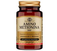 Solgar - Integratore alimentare Amino Metionina 500 - L-Metionina 500 mg - 30 capsule vegetali