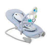 Aminoter Balloon Sdraietta Neonati e Bambini Evolutiva 0 M-18 kg, Funzioni Dondolo e Poltroncina, Schienale Reclinabile, Chiusura Compatta, Vibrazione, Gioco Elettronico Interattivo, Luci e Suoni