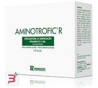 Errekappa Euroterapici – Integratore in polvere Aminotrofic R – Aminoacidi EAA, B1/B6 – 14 buste