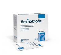 Errekappa Euroterapici – Integratore in polvere Aminotrofic R – Aminoacidi EAA, B1/B6 – 14 buste