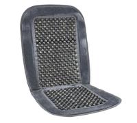 AMiO 01385 Schienale auto Universale Di cotone Legno grigio Anteriore