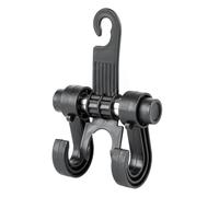 AMiO 02958 Appendiabiti per auto con gancio nero