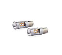 Amio Lampadine LED CANBUS 24SMD 3030 1156 (PY21W) Arancione 12V / 24V