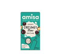 Amisa Gluten Free Organic Chestnut Flour 350 g (Pack of 3)