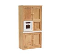 AMISENK 1:12 Scala Miniatura Gabinetto In Legno Per Camera Da Letto Cucina Mobili Realistici Artigianato Fotografia Puntelli Piccolo Soggiorno Gabinetto Per Le Case Delle Bambole