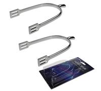 AMISENK 1 paio di speroni da equitazione inglesi a forma di U, in lega di zinco pressofuso, leggero, accessorio da allenamento per equitazione britannico