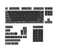 AMISENK 135Pieces Doppio Colpi Keycaps Altitudini Linea Modello Con Retroilluminato Set Per Tastiere Meccaniche