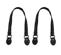 AMISENK 2 pz Cinghia Della Borsa In Pelle Dell'unità Di Elaborazione Tracolla Staccabile Maniglia di Ricambio Per Le Donne Accessori Della Borsa, Nero , One Size