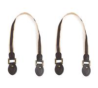 AMISENK 2 pz Cinghia Della Borsa In Pelle Dell'unità Di Elaborazione Tracolla Staccabile Maniglia di Ricambio Per Le Donne Accessori Della Borsa, Caff scuro, One Size