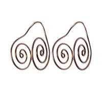 AMISENK 3. Filo spesso di rame elicoidale polsino fatto a mano regolabile gioielli per Mindfulness energia messa a terra elicoidale mano di rame, Misura unica, come descritto