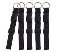 AMISENK 5 pz Viaggio Carry Strap Giacche Pinze Add-A-Bag Bagaglio Regolabile Grip Holder Carry Clip Valigia