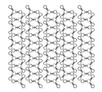 AMISENK 50pcs Pesca Connettore Girelle 3 Vie Trolling Linea Lure Connettore Accessori Pesca Acqua Dolce