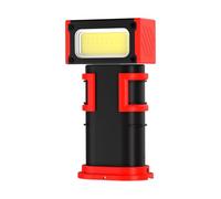 AMISENK Angoli regolabili Testa Luci di Avvertimento Con Gancio Coda E Base Doppia Sorgente di Luce Torcia Portatile LED Lavoro Impermeabile Outdoor