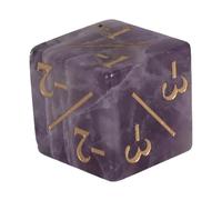 AMISENK Artisanal Crystal Preciousstone Play Die With Against Scratch Face esemplare per concorsi di strategia e esposizione artistica matematica azione Die
