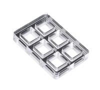 AMISENK Base per tester per interruttori acrilici trasparenti per personalizzazione tastiere meccaniche con analisi della risposta tattile Tester compatibile con interruttori multipli