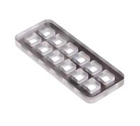 AMISENK Base per tester per interruttori acrilici trasparenti per personalizzazione tastiere meccaniche con analisi della risposta tattile Tester compatibile con interruttori multipli