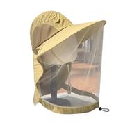 AMISENK Cappello da pesca traspirante regolabile per donne uomini adolescenti grande tesa protezione solare cappello con patta collo pieghevole regolabile tappi da pesca