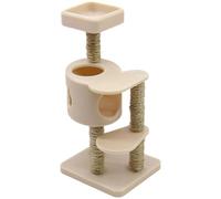 AMISENK Casa delle bambole, tiragraffi per gatti, modello da arrampicata 1:12, modello ragazza che fanno come si gioca ai gatti