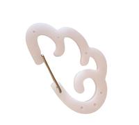 AMISENK Cava Fragola Moschettone Leggero E Portatile Per Attività All'aperto Ad Alta Resistenza In Lega di Alluminio Borsa Ciondolo Viaggio Essenziale, Nuvola., Taglia unica