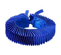 AMISENK Collare regolabile rinascimentale vintage a strati increspato staccabile falso collare per gli amanti dell'arte e gli appassionati di storia rievocazione storica, Blu, Taglia unica