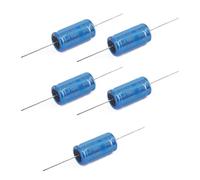 AMISENK Condensatori elettrolitici in alluminio professionali da 100 V per crossover di altoparlanti di fascia alta fino a 105 ° C condensatore orizzontale