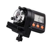 AMISENK Contatore digitale ad alta precisione per lenza da pesca con ruota in lega Auto-Off e morsetti da 5-17 mm per bobine Baitcast Dispositivo di misurazione della lenza antiscivolo